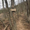 Trailhead to Leighton's Overlook.