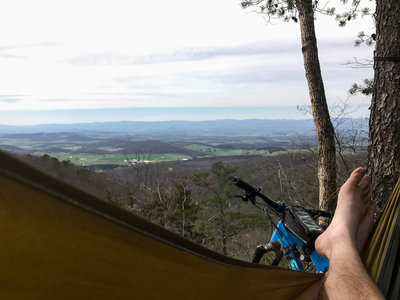 Hammock not included, be sure to pack one.