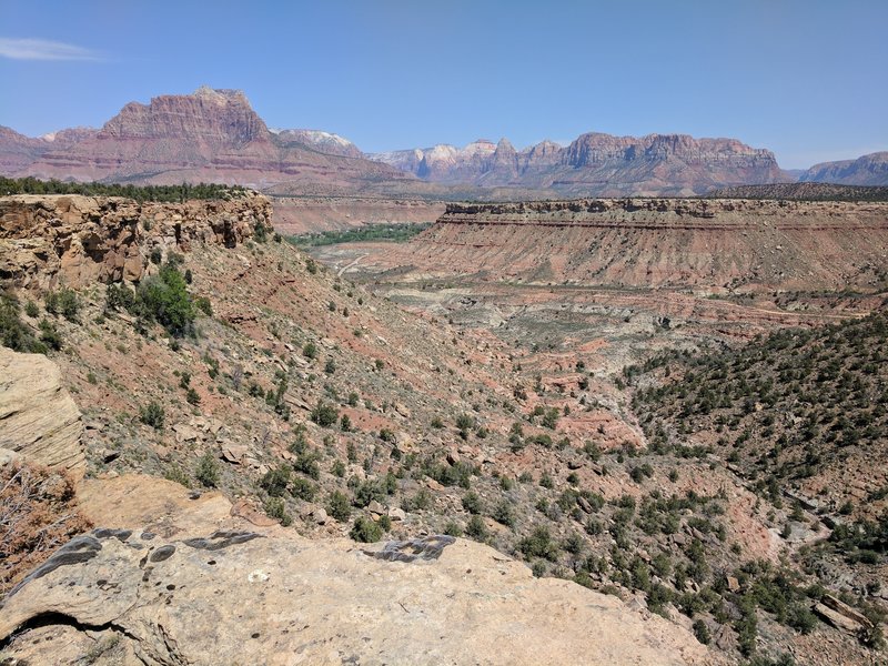 A great view towards Zion.