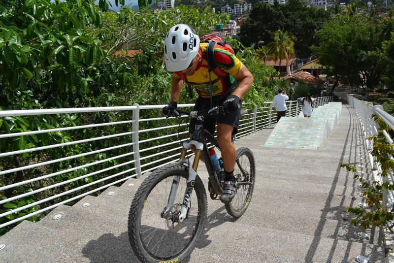 If you're looking for an unconventional challenge, this set of stairs next to the PV to San Pedro Ride will do the trick.