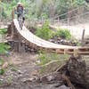 A nearby bridge at the end of the La Misteriosa trail.