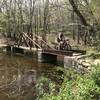 A cute "railroad-looking" bridge on the north shore of Lake Cheston.