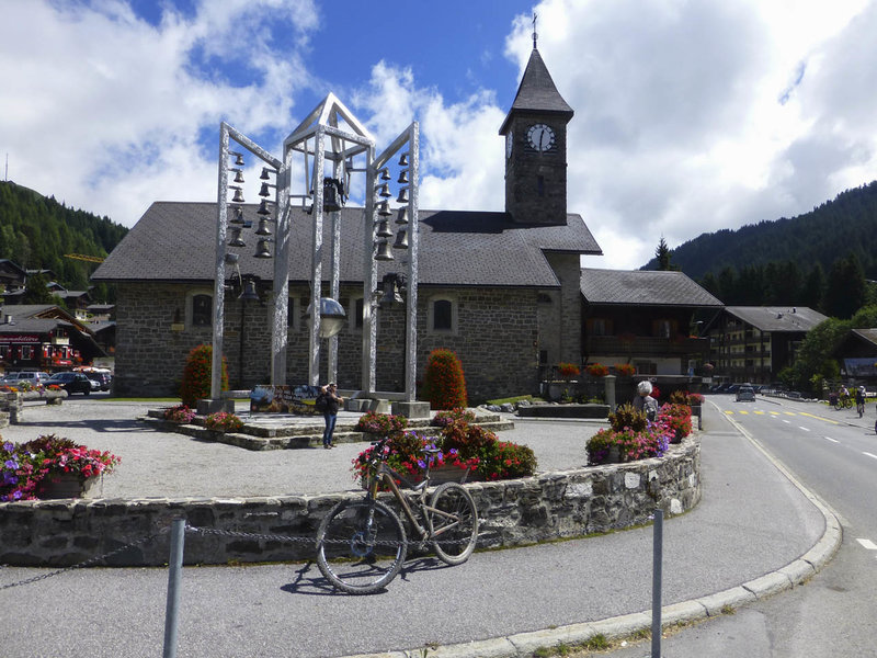 Morgins Town Square.