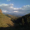 Looking southeast into the Red Canyon drainage.