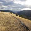 The view down Little Eightmile from the Continental Divide Trail.