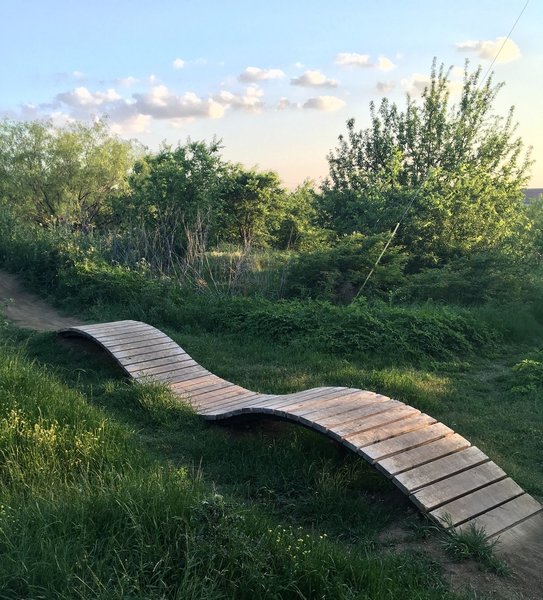 The Vertical Snake Track feature near the dirt jumps.