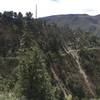 Looking back across the ravine at the Boy Scout Trail.