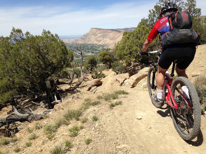 Rick Steiner on a super cool descent of the Upper Loop.