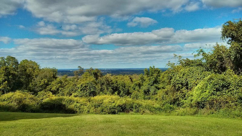 The view from the top of the Apple Barn climb.