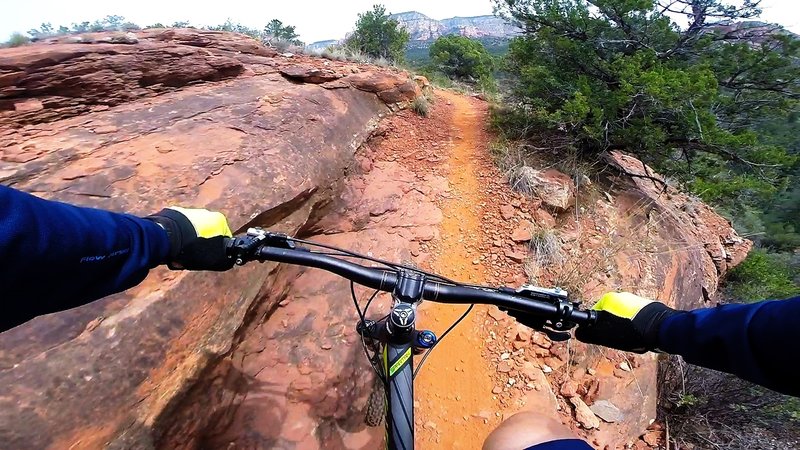 Taking in the views of the Deadman Pass trail on a beautiful day in Sedona, AZ.