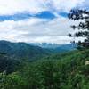 Views of the mountain on the North Carolina and Tennessee border.