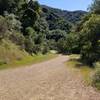 A view of the descent on the Kennedy Trail.