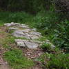 This well built rock stack provides some fun optional lines.