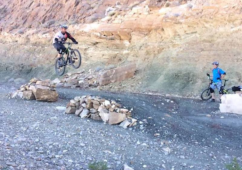 A big gap along Frenchman's Freeride