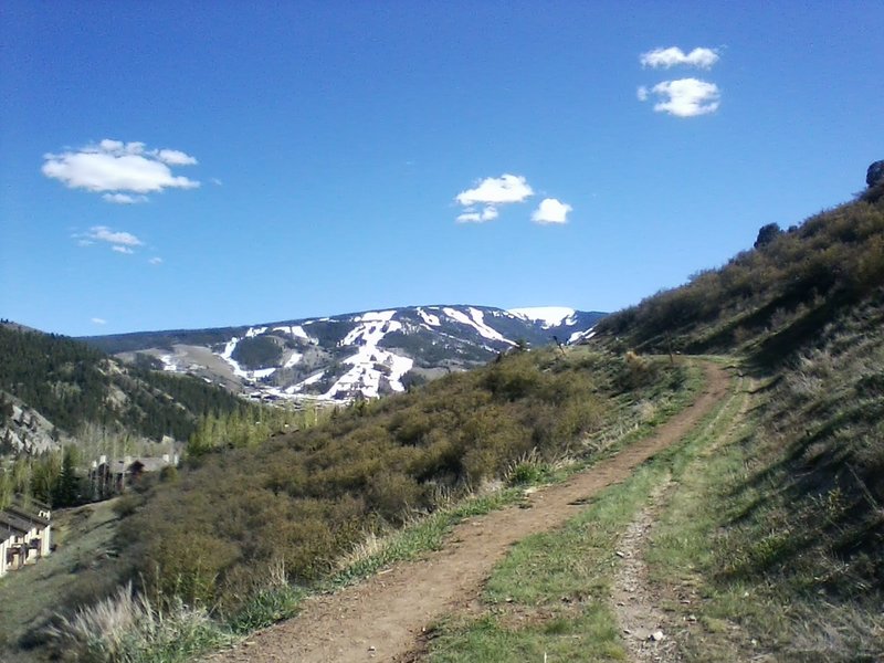 Meandering up the Elkhorn Trail at a nice consistent pace.