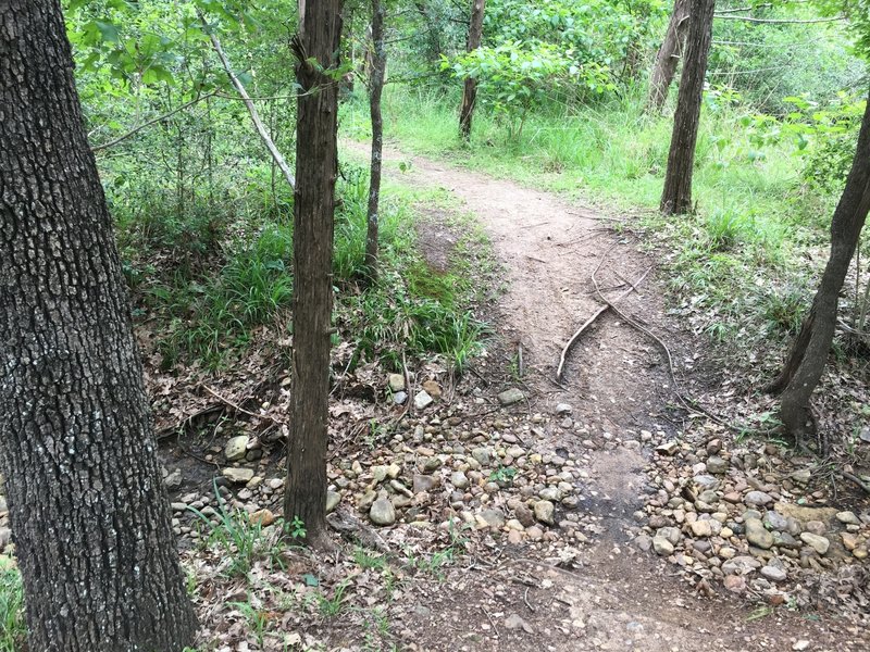 An easily forged creek crossing.