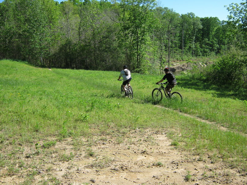 Enjoying the east side of the Duck River Trails.