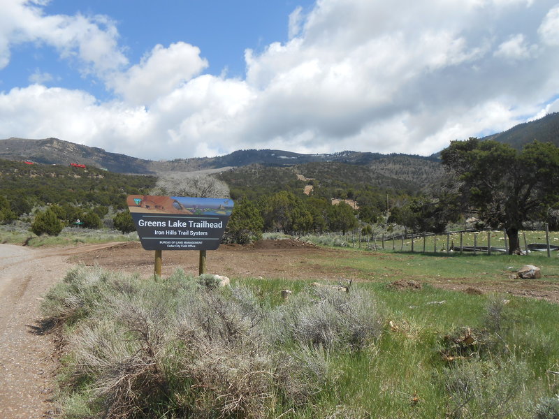 The new Greens Lake Trailhead that connects to a growing number of trails.