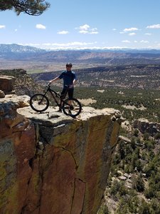 Gorgeous view from a high perch at Oil Well Flats.