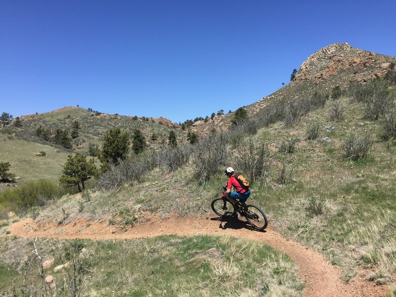 Get out and rip the berms at Curt Gowdy.