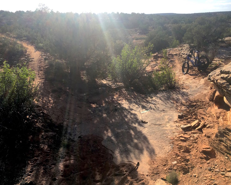 The natural terrain on Rodeo lends itself to a roller-coaster like ride.