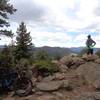 Looking wets from the summit of Mt. Falcon.