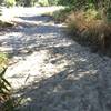 Watch for deep, soft sand as this wash crossing.