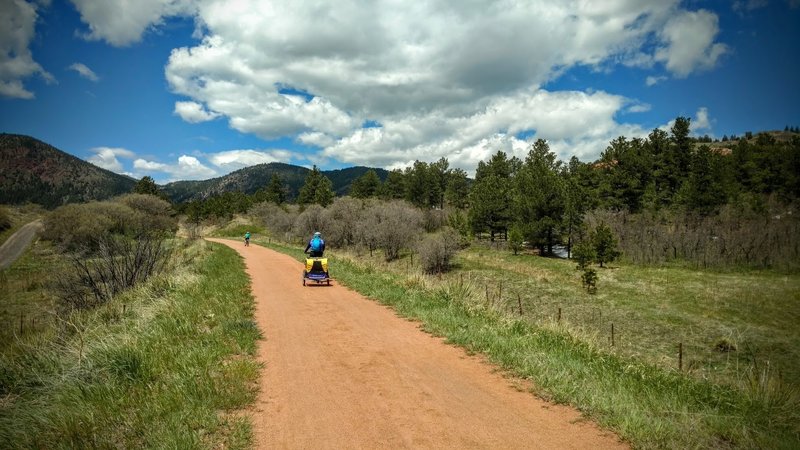 The New Santa Fe Regional Trail is great for a family ride!