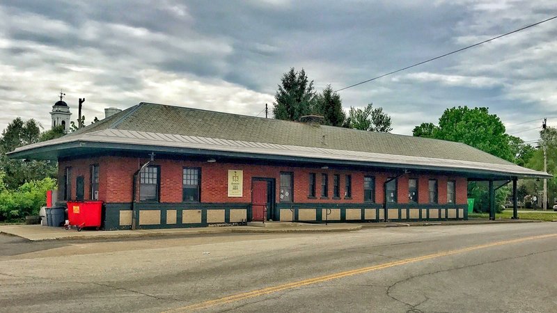 There's easy access to the D&H Rail Trail behind the old depot at the corner of Main and Depot Streets in Poultney, VT.