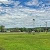 The D&H Rail Trail passes behind Poultney Elementary School in Poultney, VT.