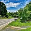 The midpoint of the northern segment of the D&H rail trail is located roughly at the intersection of Ward Road and Route 30.