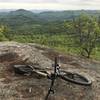 View back toward Elizabethtown, the Adirondack Mountains, a bit of Lake Champlain and the Green Mountains of Vermont on the horizon.