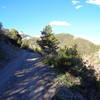 The Mill Creek Road adds up to a long steep climb.