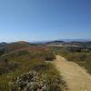 Wide open views near the start of the trail make a great start to a ride on the Lynnmere Trail West.