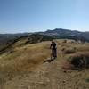 At the top of the climb on the Lynnmere Trail West, nice views and a really fun flowly singletrack section.