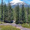 Mt. McLoughlin from the High Lakes Trail in spring of 2017.