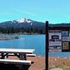 Fish Lake trail near boat launch, spring 2017.