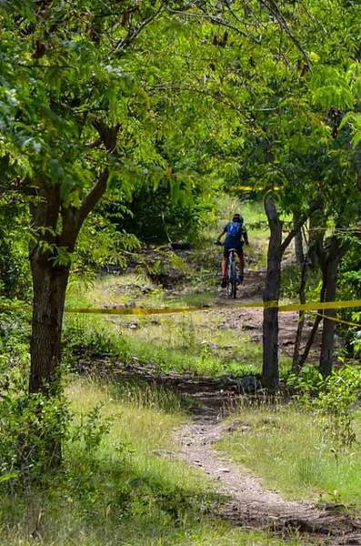 Intermediate and shaded trails make for a fun ride for the whole family.