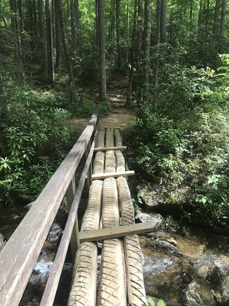 Cove Creek Loop bridge.