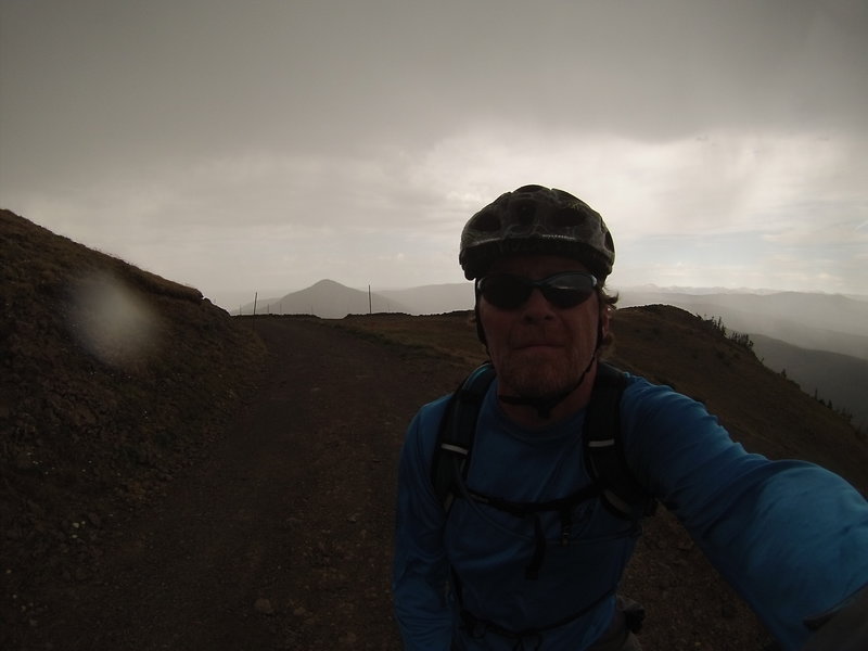 Selfie in the rain.