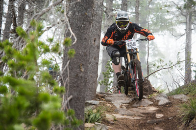 Once you hit these rocks, you're in for a fun punchy descent on Fireball.