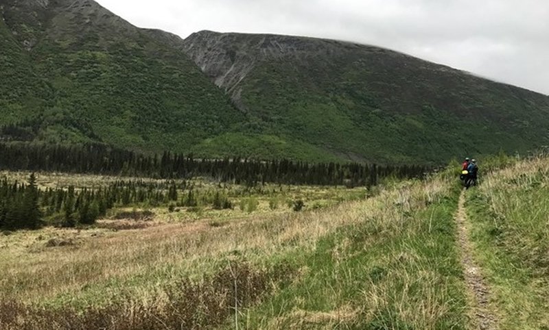 Side sloping near the Lower Russian Lake.