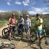 Taking a break for a photo while heading up the Preserve Connector to reach Flying Dog.