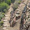 Switchback section on Gallup North Hogback.