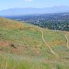 Smooth switchbacks up Dry Canyon.