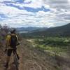 View south of Timpanogos and Deer Creek reservoir from the Phosphate trail.