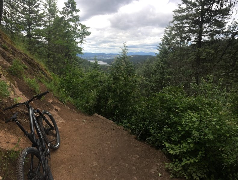 Once you reach the top of the switchbacks you're rewarded with some great views from the Liberty Creek trail.