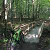 There are an assortment of bridges along the trails.