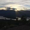 Detroit Lake and French Creek Ridge from the summit of Stahlman Point.