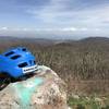 Top of Reddish Knob, looking north east towards Harrisonburg, VA. Late winter 2017